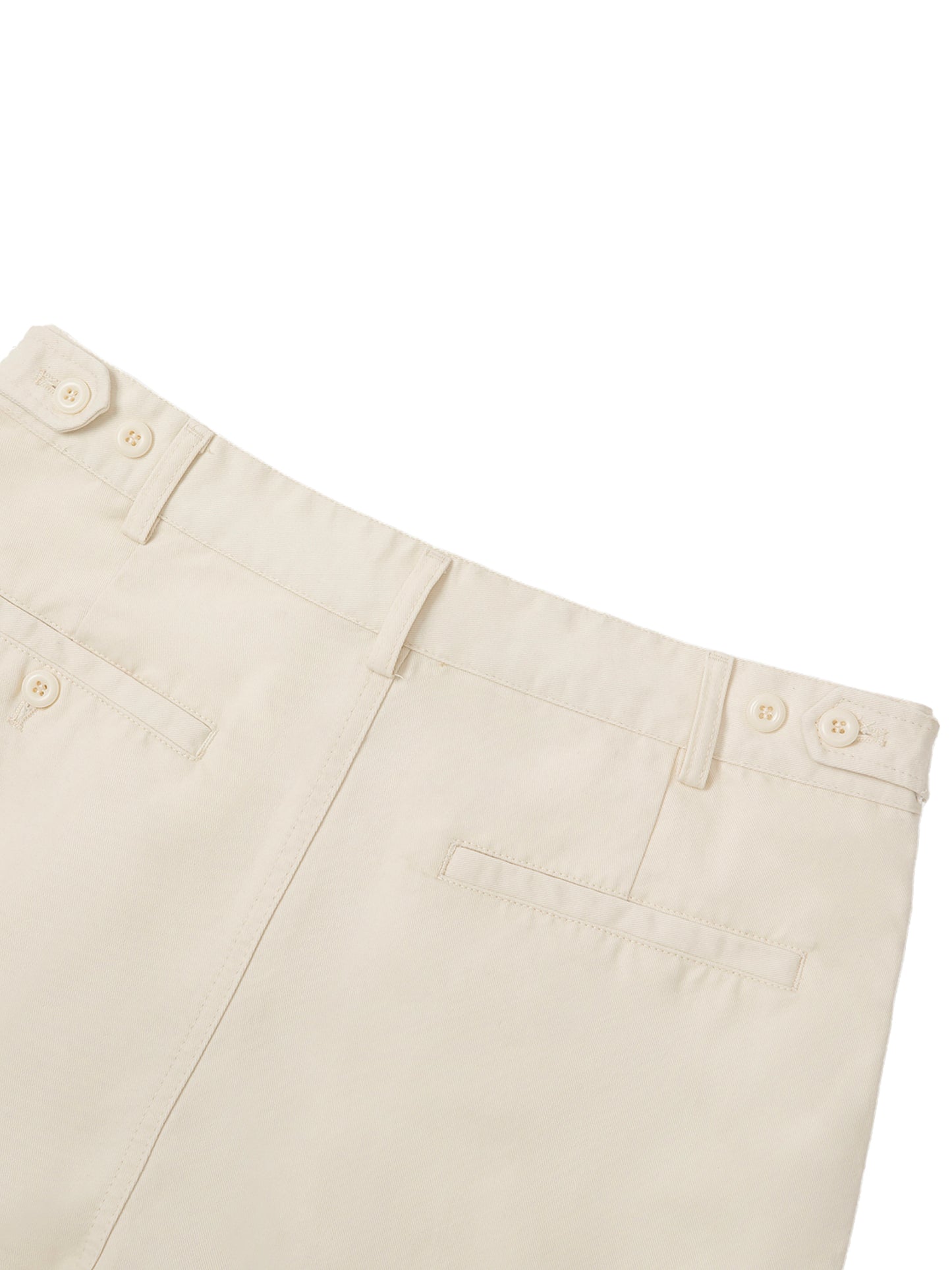 Pleated Cotton Pants