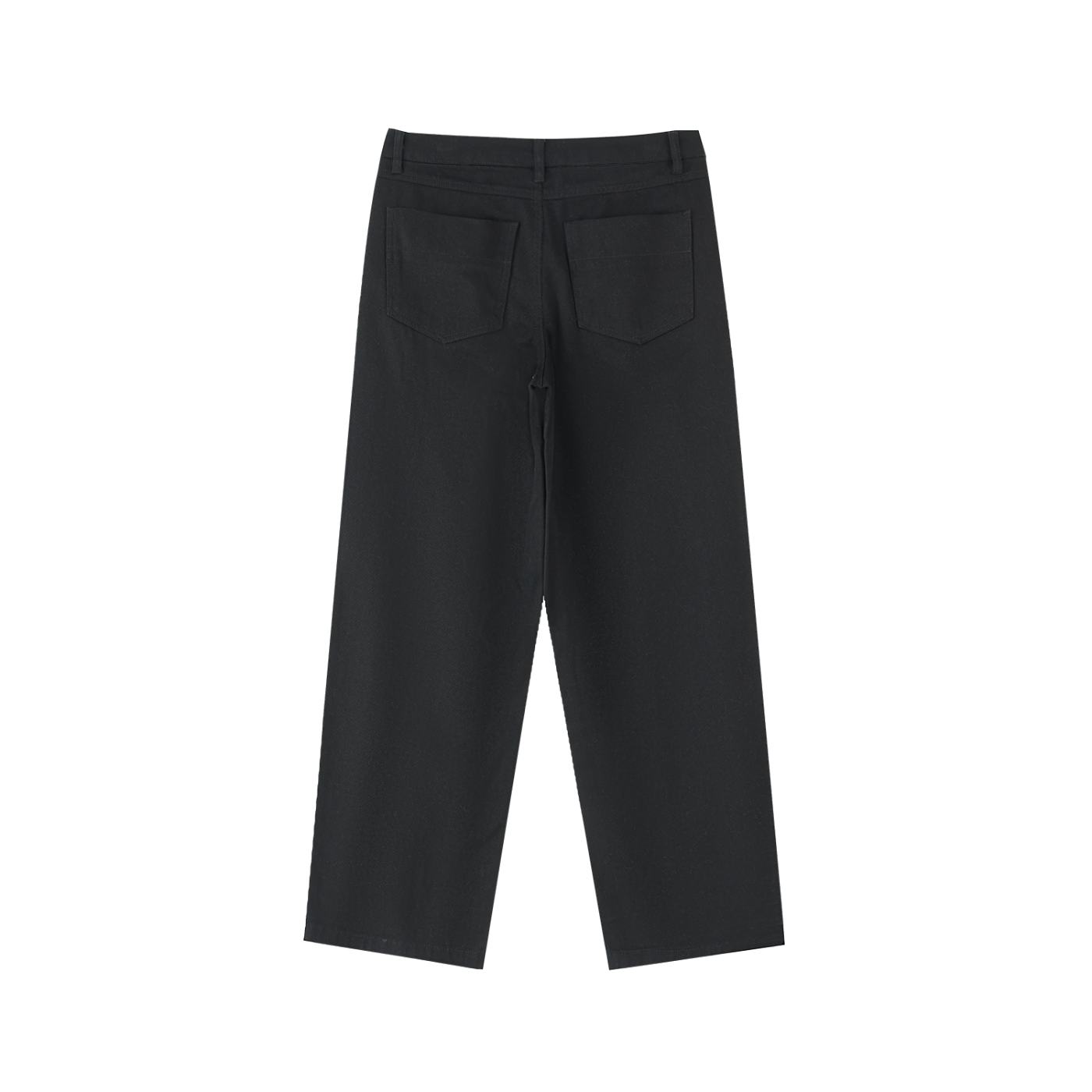 Cotton Straight-Leg Pants