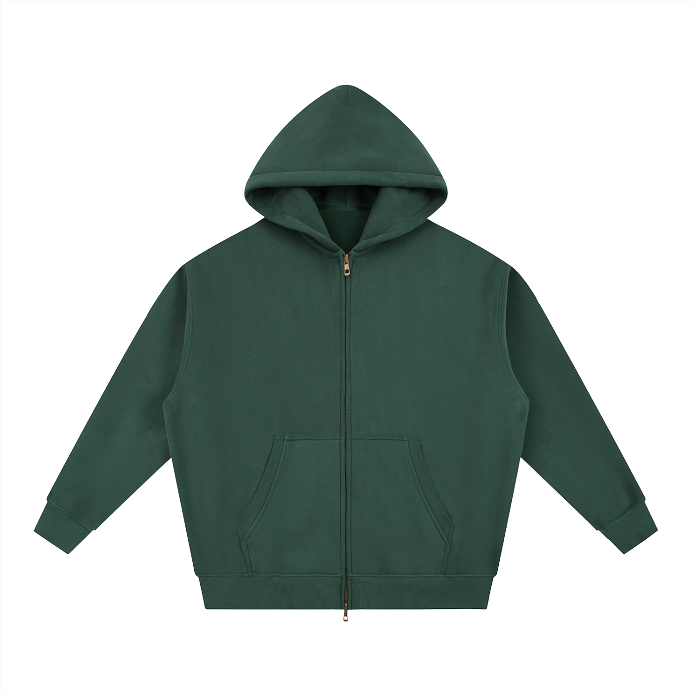 Fleeced Box-Fit Hoodie