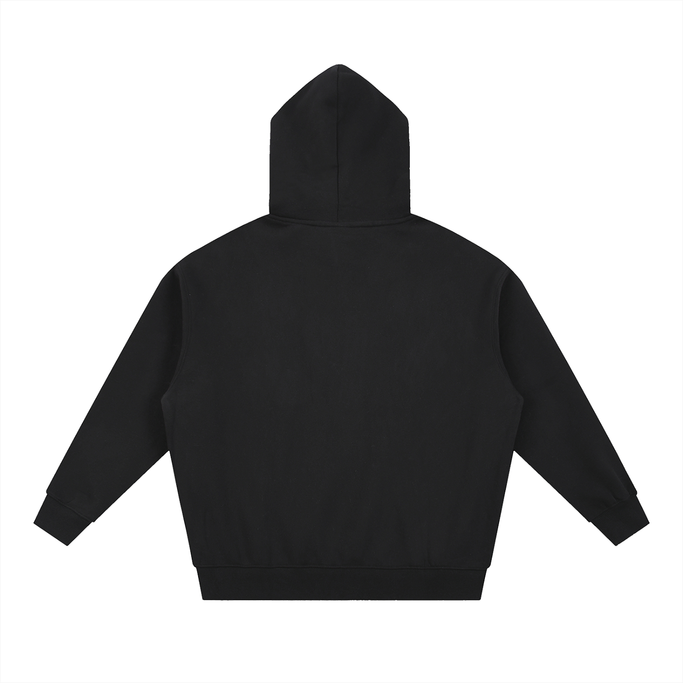 Fleeced Box-Fit Hoodie