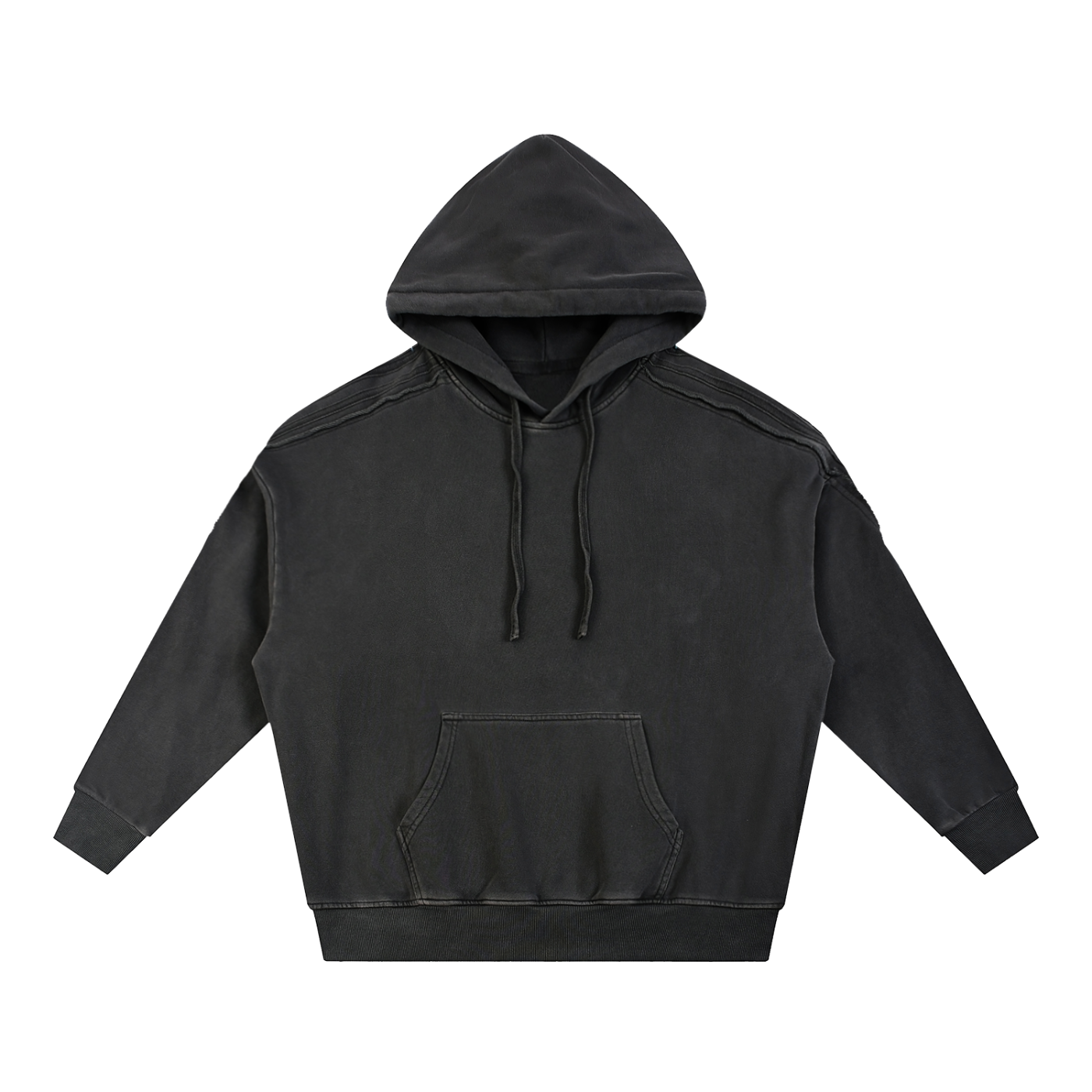 Raw Edged Hoodie