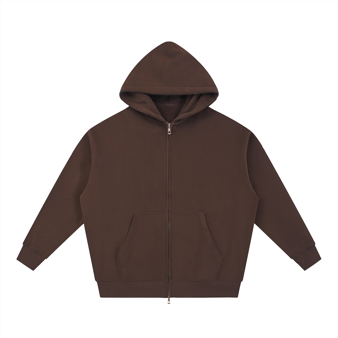 Fleeced Box-Fit Hoodie