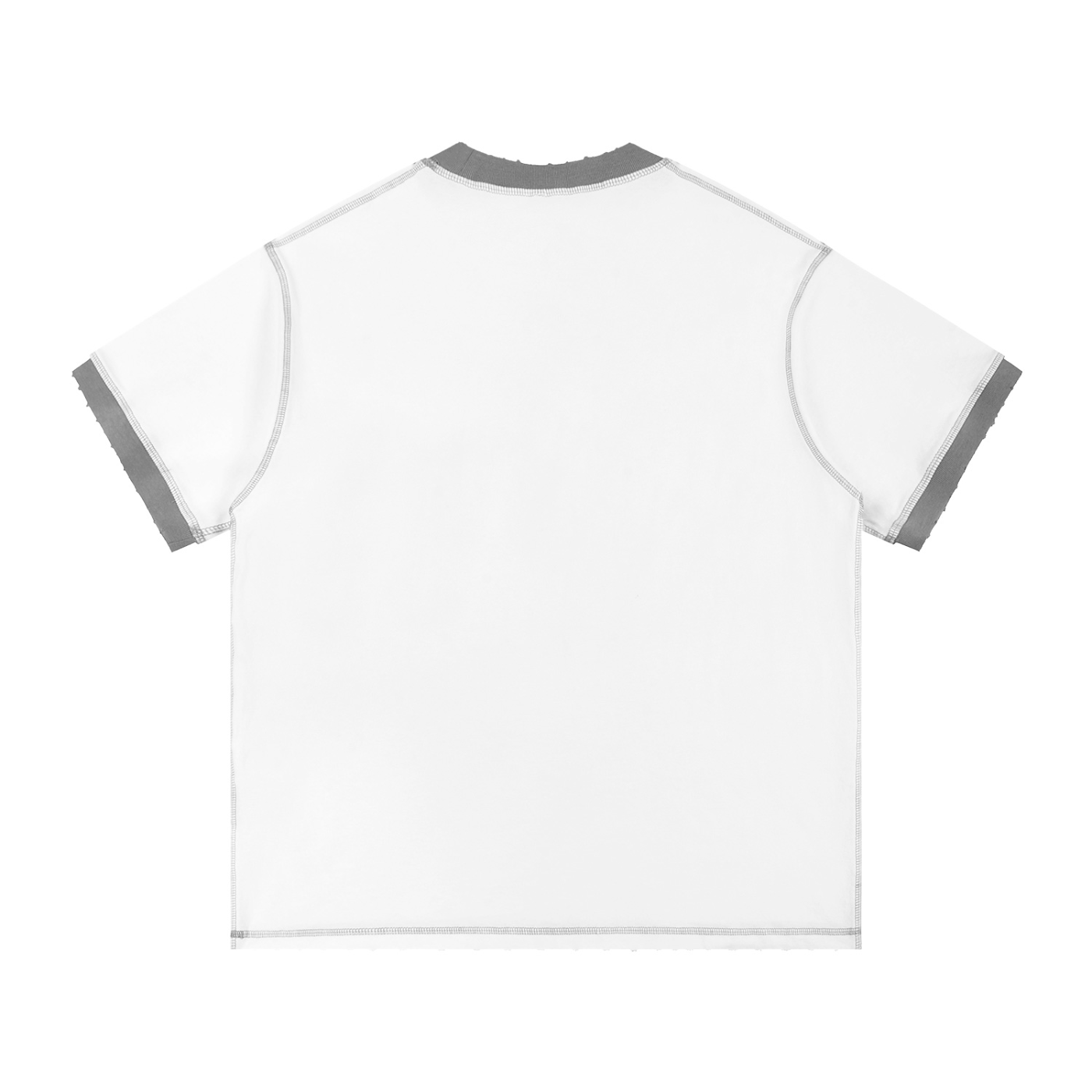 Contrast-Stitched Tee