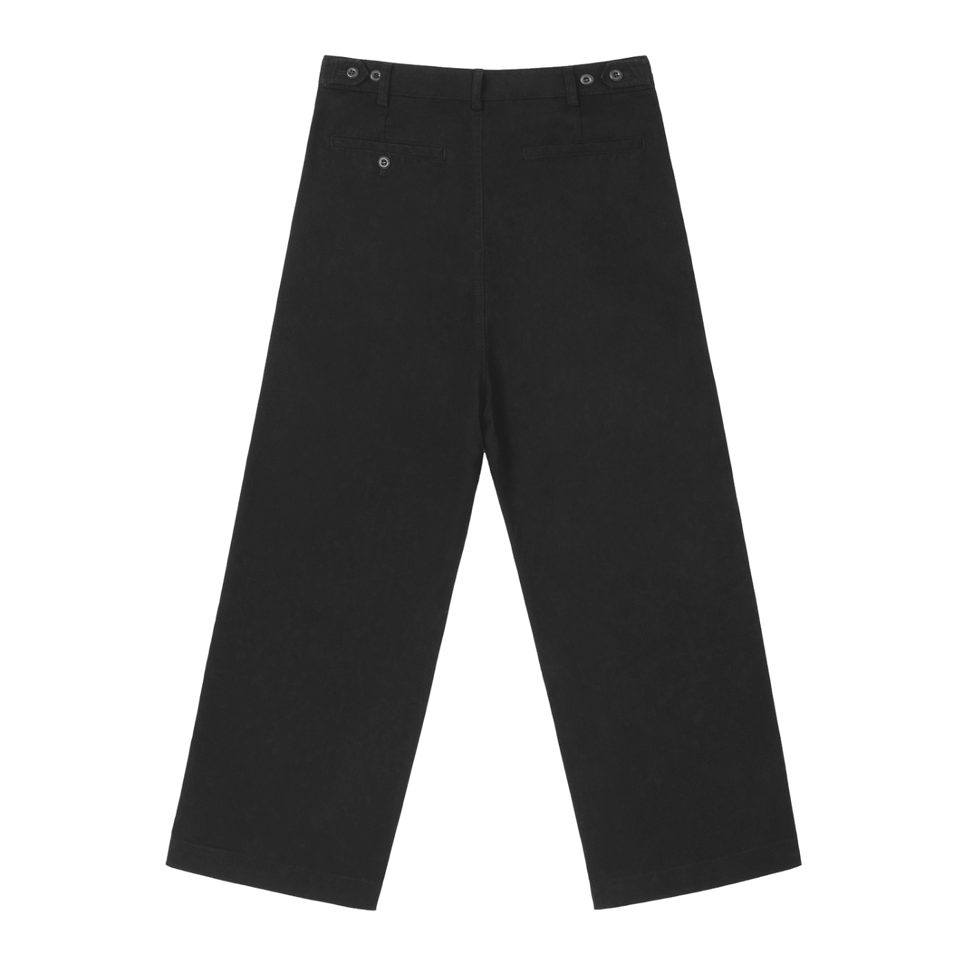 Pleated Cotton Pants