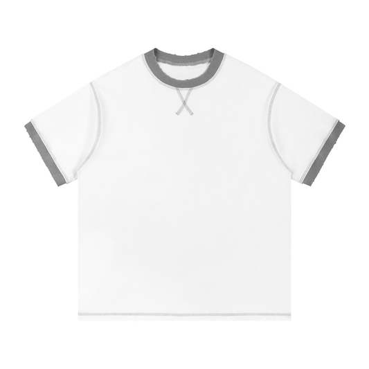 Contrast-Stitched Tee