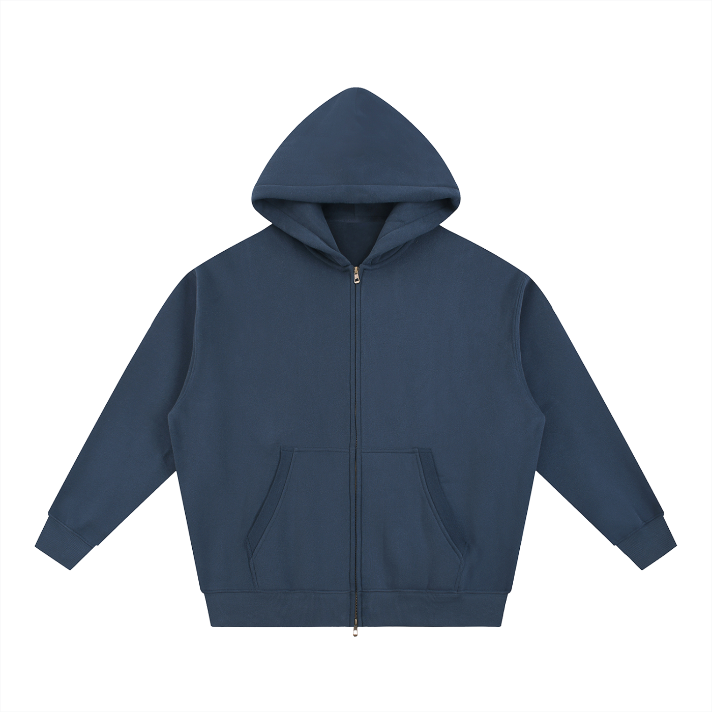 Fleeced Box-Fit Hoodie