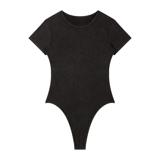 Women's Mineral Wash Crewneck Bodysuit