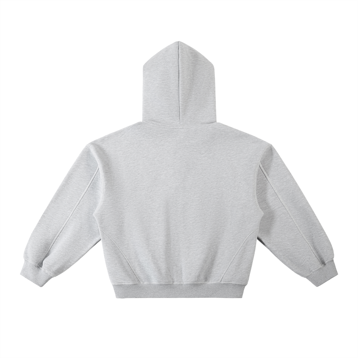 Contrast-Stitched Hoodie
