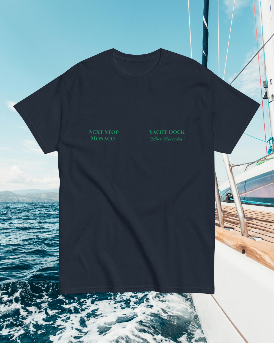 "Port Hercules" Quiet Luxury Tee