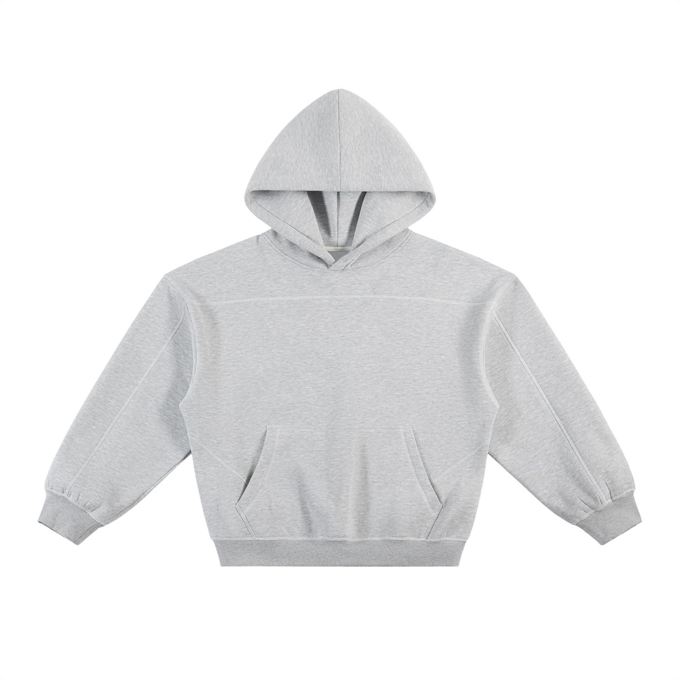 Contrast-Stitched Hoodie