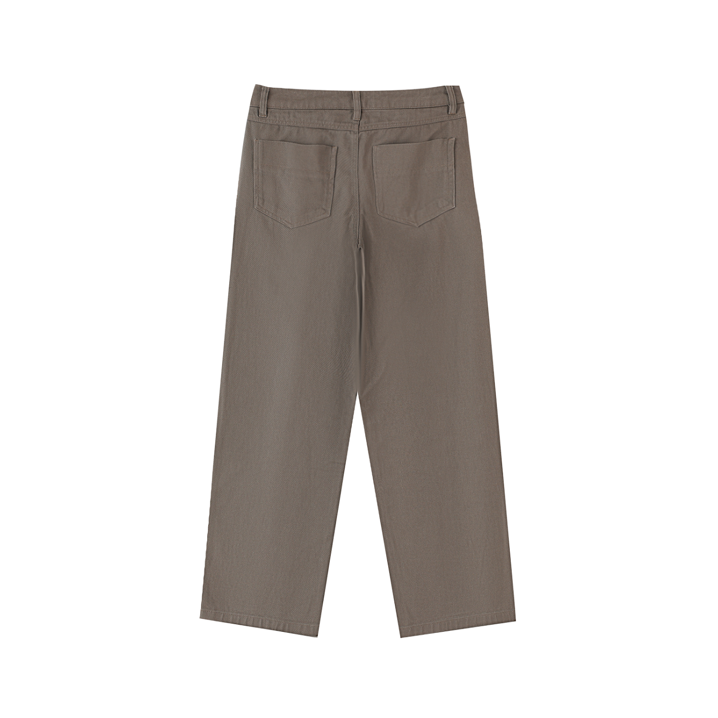 Cotton Straight-Leg Pants