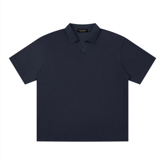 Men's Drop Shoulder Polo Shirt