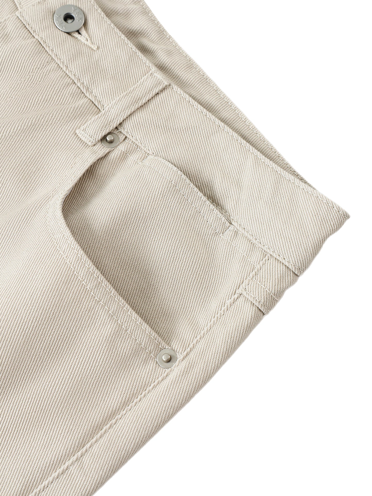 Cotton Straight-Leg Pants