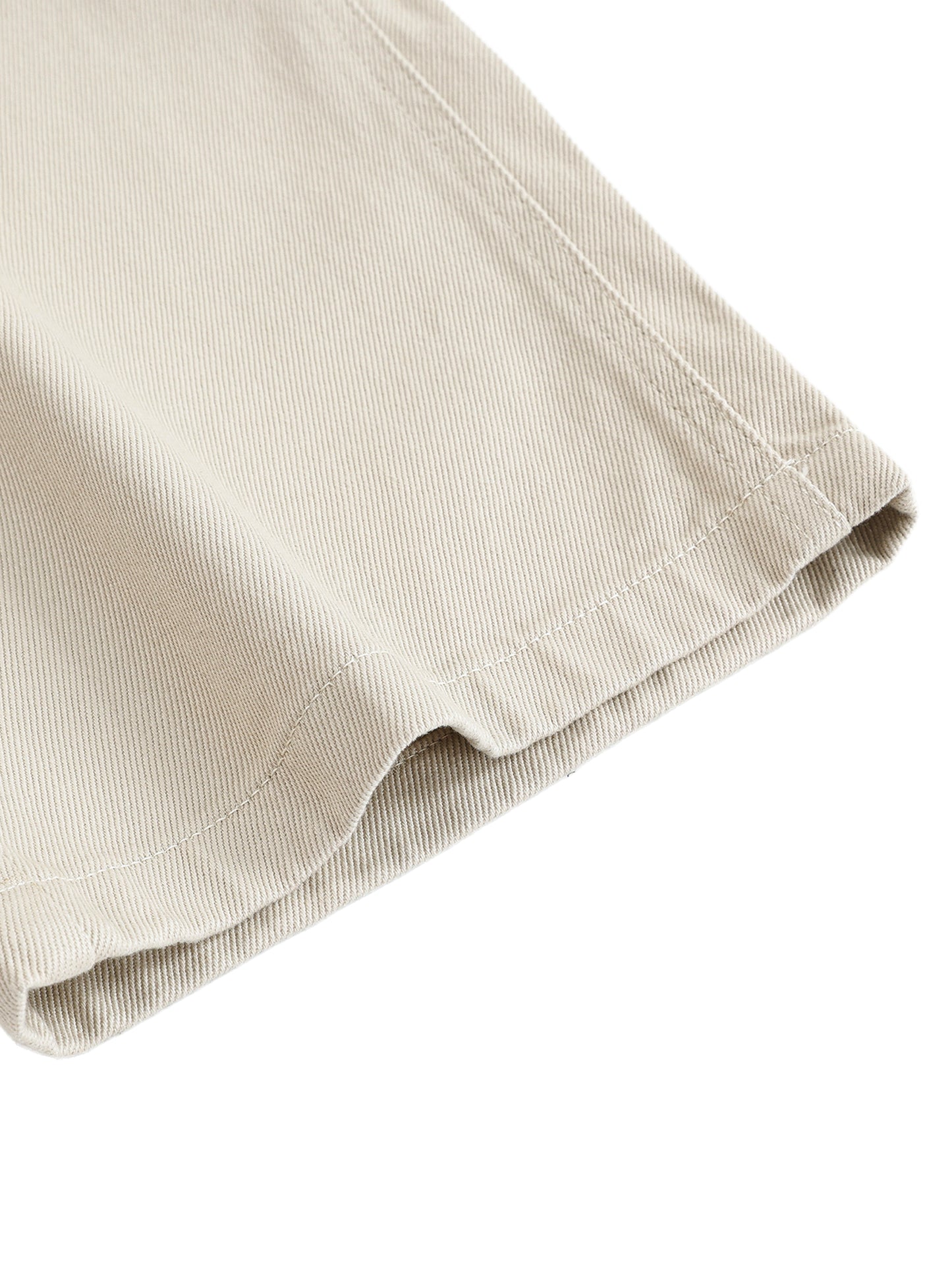 Cotton Straight-Leg Pants