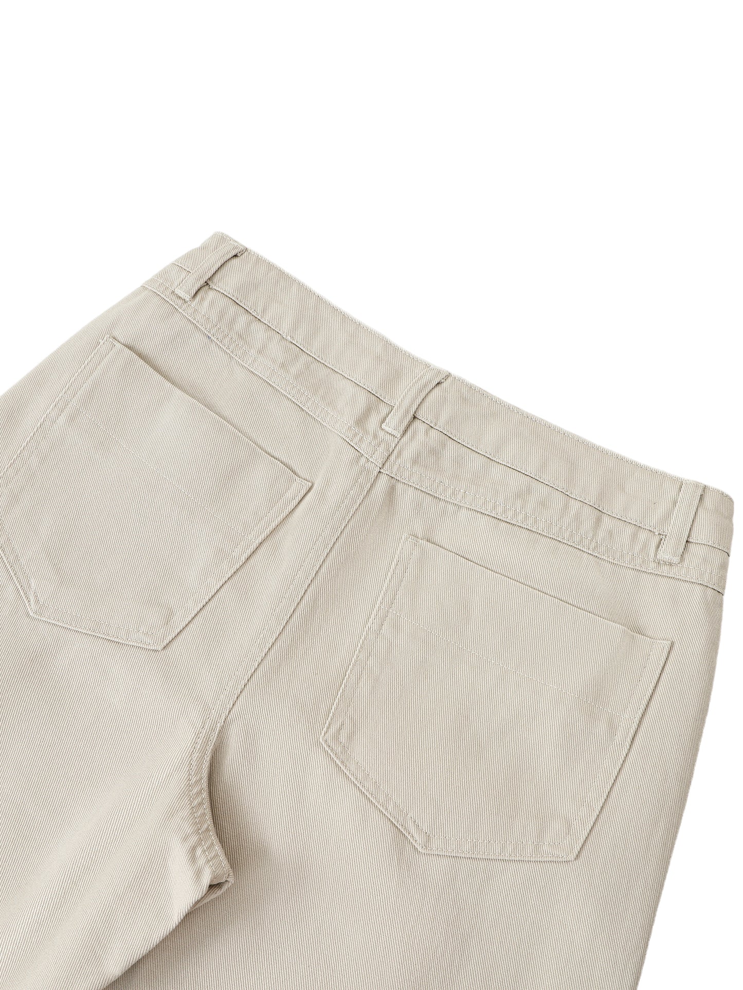 Cotton Straight-Leg Pants