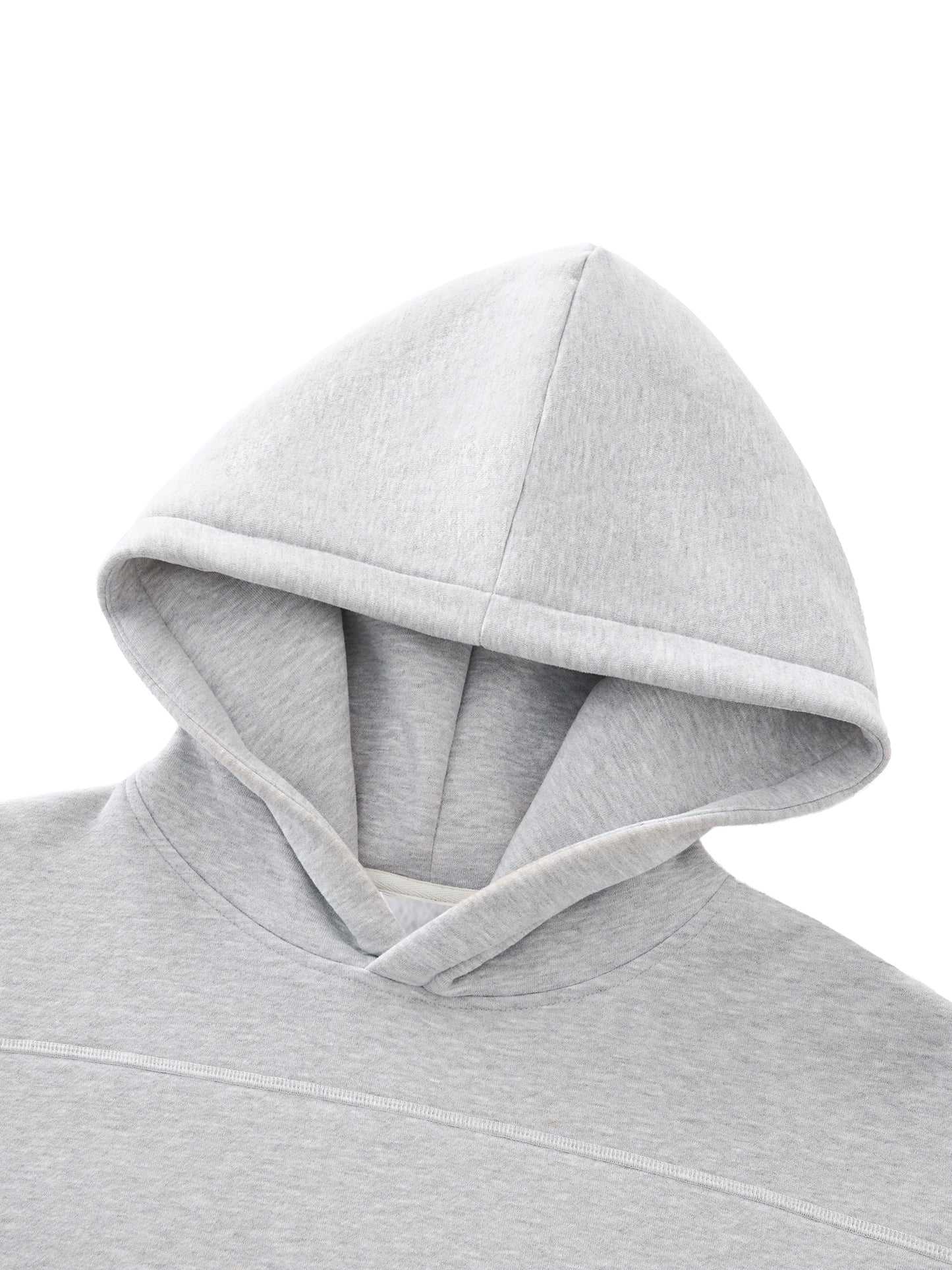 Contrast-Stitched Hoodie