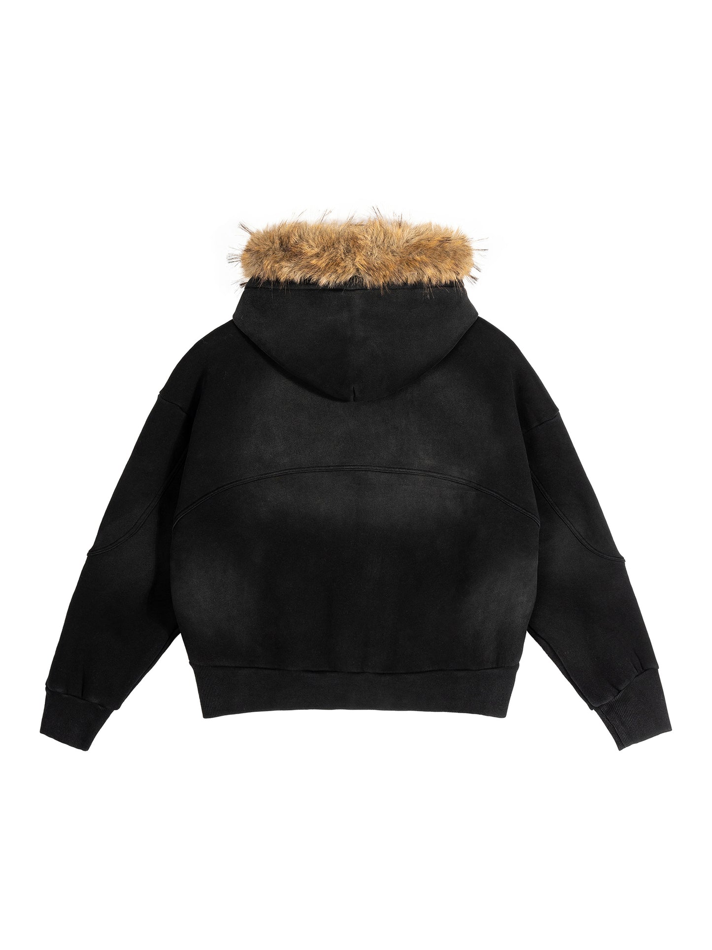 Boxy Fur Hoodie